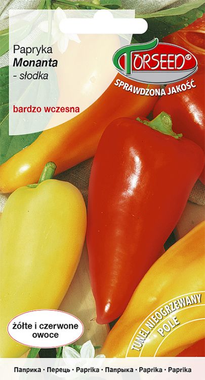 PAPRIKA SLADKÁ MONANTA BAREVNÁ /70 SEMEN/