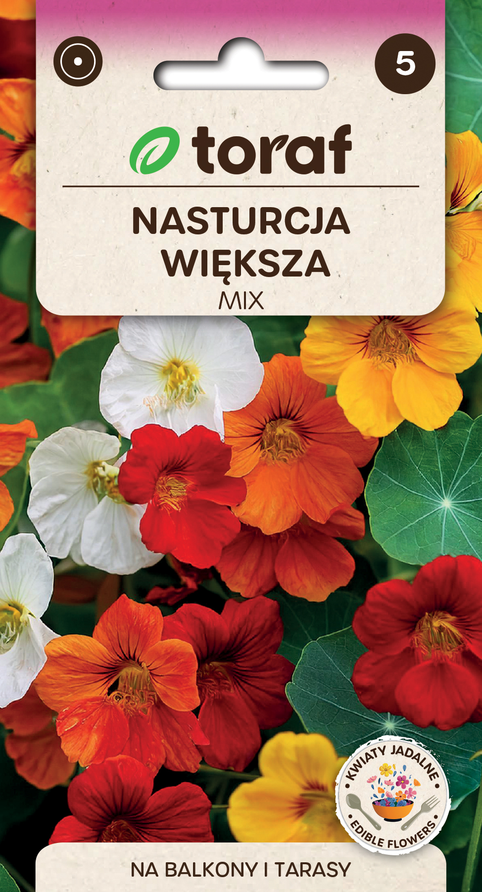 LICHOŘEŘIŠNICE VĚTŠÍ (Tropaeolum majus) – MIX /40 SEMEN/